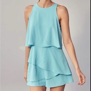 Do+Be Beautiful Blue Romper